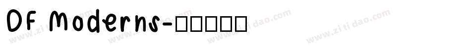 DF Moderns字体转换